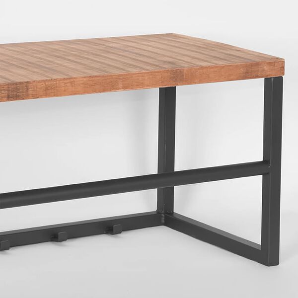 LABEL51 knager&aelig;kke Swing 80x30x30 cm tr&aelig;/br&aelig;ndt st&aring;l