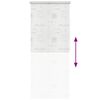vidaXL rullegardin til badeværelse 100x240 cm splash