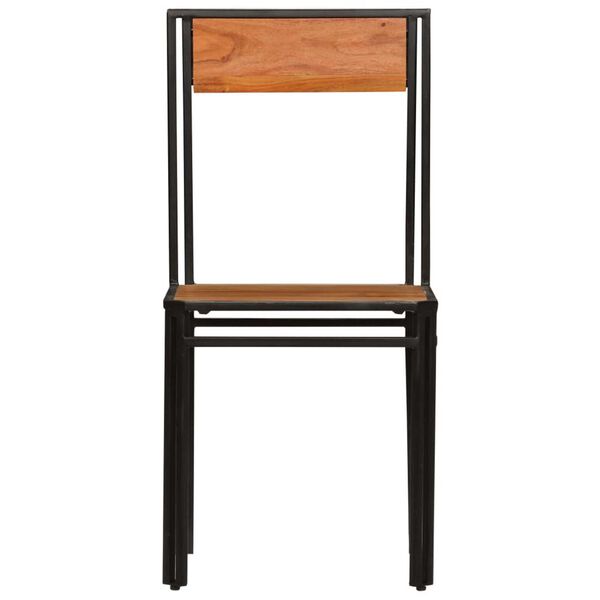 vidaXL spisebordsstole 4 stk. massivt akacietræ