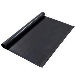 vidaXL Gulvm&aring;tte Sort 1,2 x 2 m Gummi