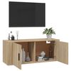 vidaXL v&aelig;gh&aelig;ngt tv-skab 100x34,5x40 cm sonoma-eg