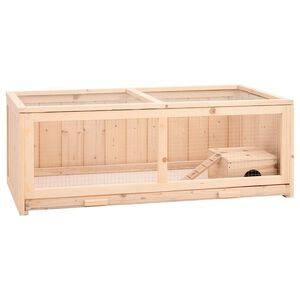 vidaXL hamsterbur 104x52x38 cm massivt fyrretr&aelig;