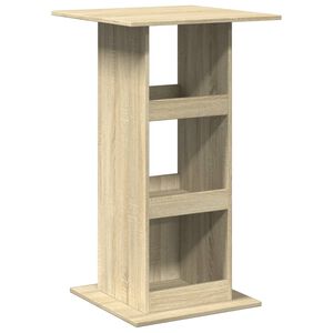 vidaXL barbord med opbevaring 60x60x102 cm konstrueret tr&aelig; sonoma-eg