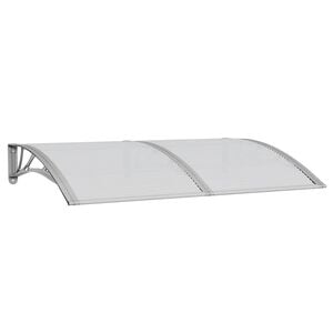 vidaXL d&oslash;rbaldakin 150x100 cm polycarbonat gr&aring;