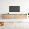 vidaXL v&aelig;gskabe 2 stk. 100x30x35 cm massivt fyrretr&aelig;