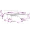 vidaXL Sengestel med hovedg&aelig;rde Voks brun 180 x 200 cm Massiv fyrretr&aelig;