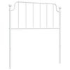 vidaXL udskiftningsgavl 90 cm metal hvid