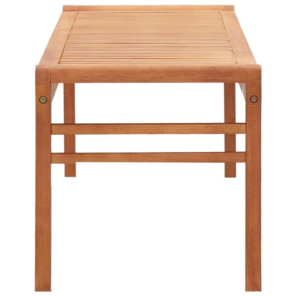 vidaXL 3-personers haveb&aelig;nk 150 cm massivt eukalyptustr&aelig;