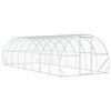 vidaXL Kyllingehus S&oslash;lv 800 x 300 x 200 cm Galvaniseret st&aring;l