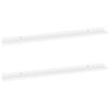 vidaXL væghylder 2 stk. 100x9x3 cm hvid