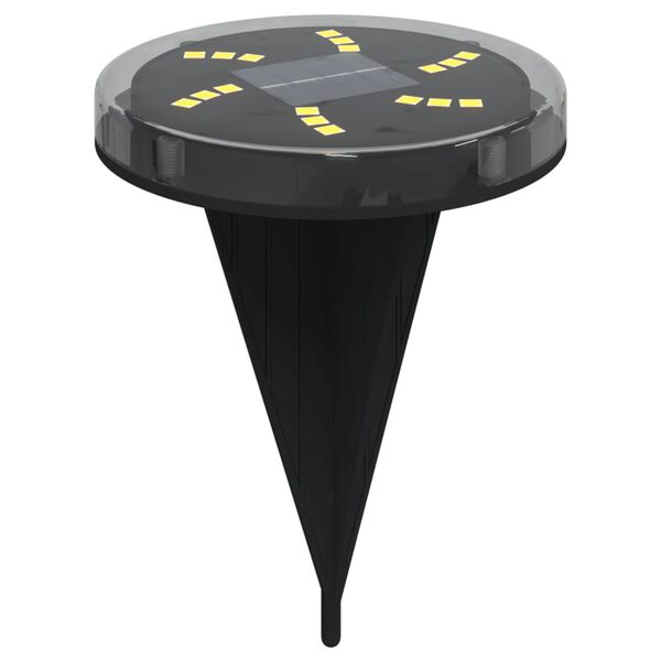 vidaXL solcellelamper med jordspyd 12 stk. varmt hvidt lys