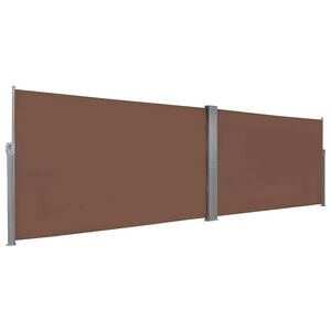 vidaXL sammenrullelig sidemarkise 160 x 600 cm brun