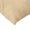vidaXL pallehynder 3 stk. stof meleret beige