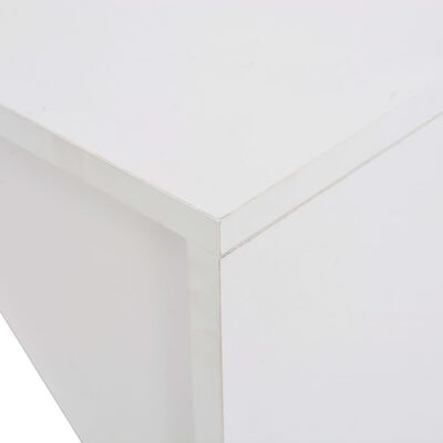 vidaXL barbord med skab 115x59x200 cm hvid