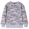 Sweatshirt til b&oslash;rn str. 128 gr&aring;meleret