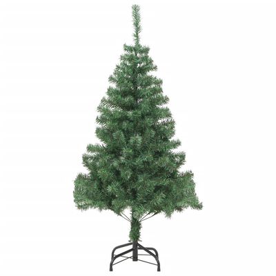 vidaXL kunstigt juletræ med stålfod 210 cm 910 grene