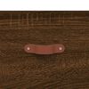vidaXL sk&aelig;nk 69,5x34x90 cm konstrueret tr&aelig; brun egetr&aelig;sfarve