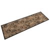vidaXL k&oslash;kkent&aelig;ppe 45x150 cm morgen-design vaskbart velour brun