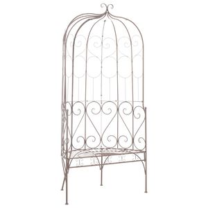 vidaXL haveb&aelig;nk 95 cm jern antik brun