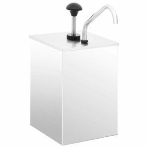 vidaXL saucedispenser 3,5 l rustfrit st&aring;l