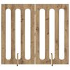 vidaXL Foldbar hundeg&aring;rd 2 pcs Artisan Eg 100,5 x 38 x 90 cm