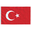 vidaXL Tyrkiets flag 90x150 cm