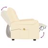 vidaXL 2-personers massagestol kunstlæder cremefarvet