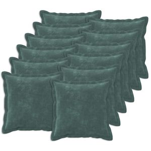 vidaXL Pude med pude HOUTEN 12 stk. Hav Bl&aring; Mikrofiber Fleece