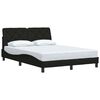 vidaXL sengeramme uden madras 140x200 cm stof sort
