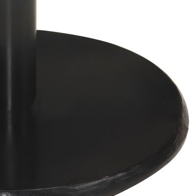 vidaXL barstole 2 stk. ægte læder sort