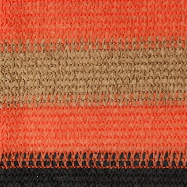 vidaXL altanafskærmning 75x400 cm HDPE flerfarvet