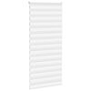 vidaXL zebragardin hvid 105x230 cm stofbredde 100,9 cm polyester
