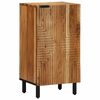 vidaXL Sideboard med hylde Brun 40 x 33,5 x 75 cm Massivt mangotr&aelig;