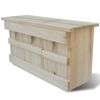 vidaXL redekasse til spurve 44 x 15,5 x 21,5 cm