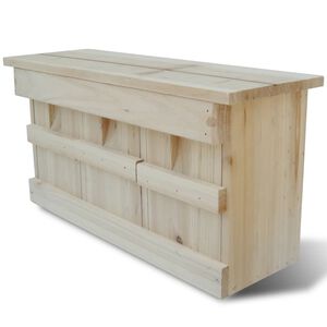 vidaXL redekasse til spurve 44 x 15,5 x 21,5 cm