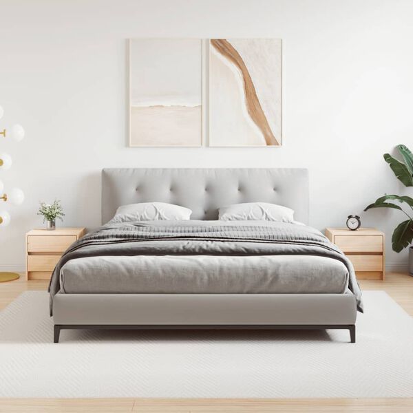 vidaXL sengeborde 2 stk. 40x31x35,5 cm massivt fyrretræ