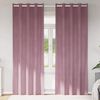 vidaXL Mørklægningsgardiner 2 pcs Mørk pink 140 x 245 cm Fløjl