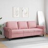 vidaXL 3-personers sofa 180 cm fl&oslash;jl lyser&oslash;d
