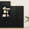vidaXL Highboard 2 pcs Sort eg 50 x 42,5 x 185 cm