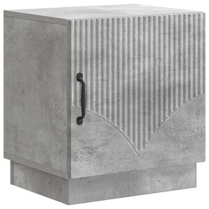 vidaXL Sengebord Beton Gr&aring; 43 x 34,5 x 47 cm Konstrueret tr&aelig;