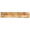 vidaXL bordplade 180x20x2,5 cm naturlig kant massivt ru mangotr&aelig;