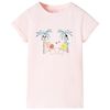 T-shirt til b&oslash;rn str. 140 lyser&oslash;d