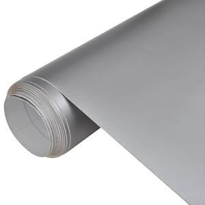 vidaXL bilfolier 2 stk. 100x150 cm + 50x150 cm mat s&oslash;lvfarvet