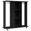 vidaXL Garderobeskab Sort eg 102 x 38 x 110 cm Konstrueret tr&aelig;