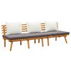 vidaXL daybed til haven 200x65 cm massivt akacietr&aelig;
