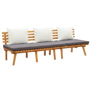 vidaXL daybed til haven 200x65 cm massivt akacietr&aelig;