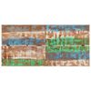 vidaXL barbord 150x70x107 cm massivt genbrugstræ og jern
