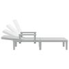vidaXL liggestol 155,5x57x28 cm højdejusterbar polypropylen