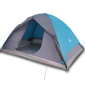 vidaXL 6-personers campingtelt vandt&aelig;t bl&aring;
