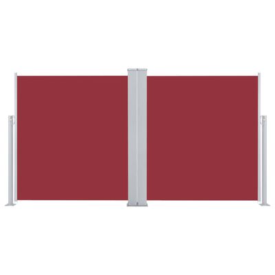 vidaXL sammenrullelig sidemarkise 160x600 cm rød